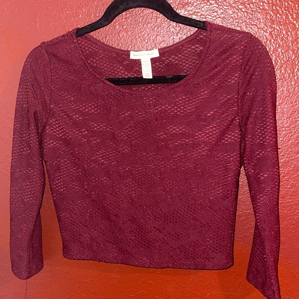 Semi Long Sleeve Crop